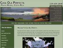 Tablet Screenshot of casa-olaperfecta.com